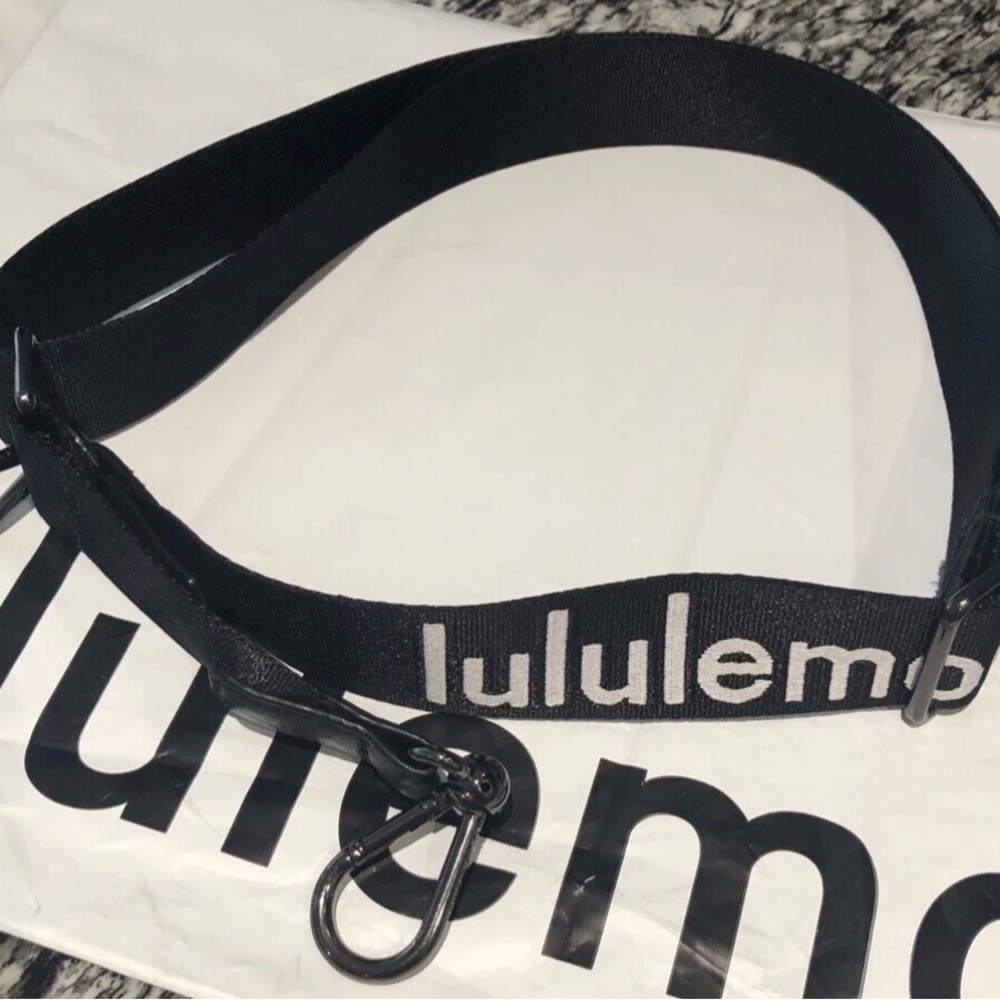 lululemon athletica Black Belt Accessory For Yoga Mat~NWOT